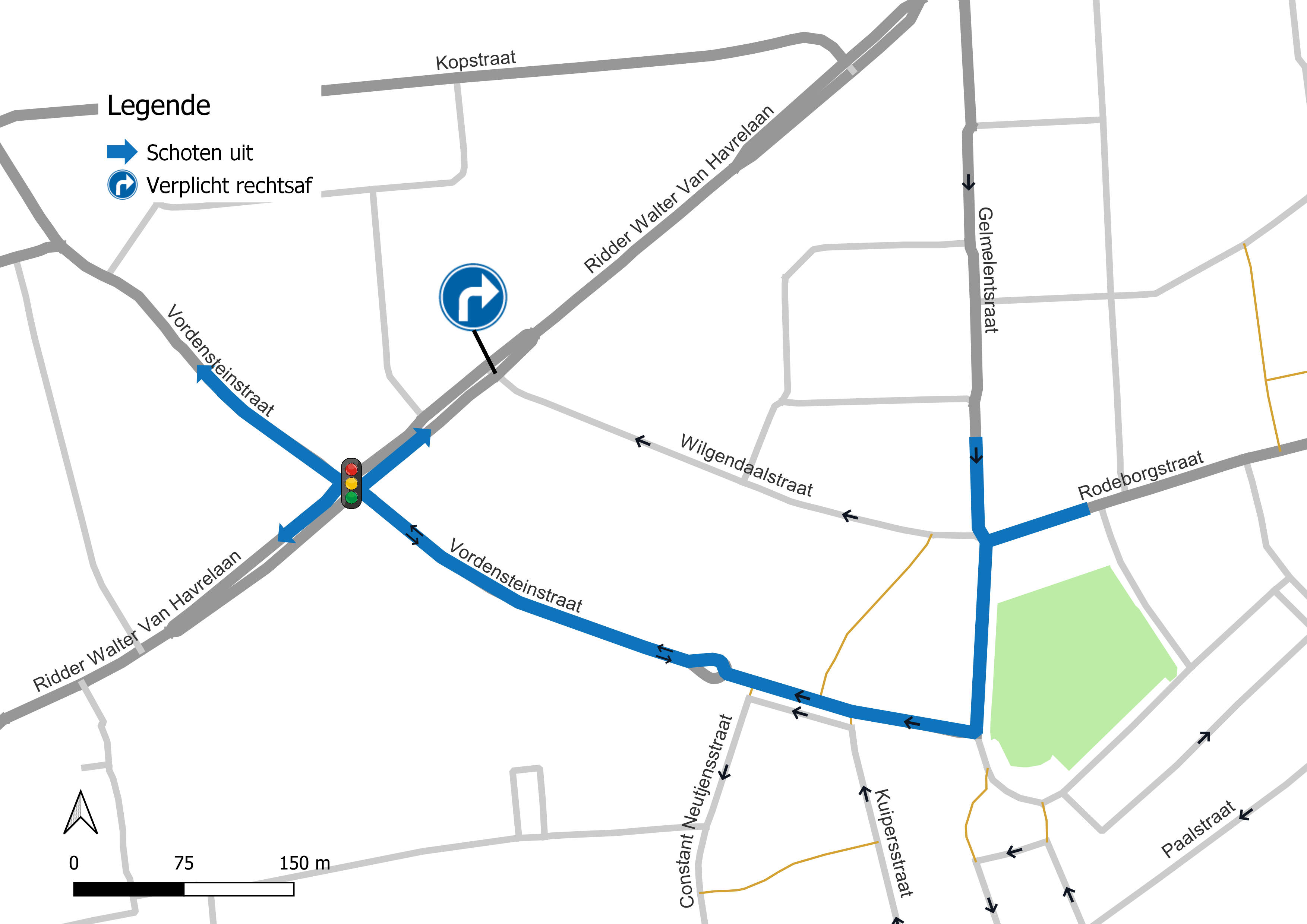 Wilgendaalstraat nieuwe situatie