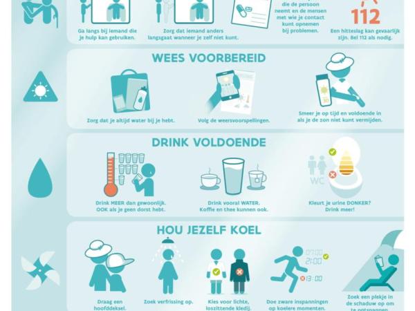 warme dagen voorzorgsmaatregelen