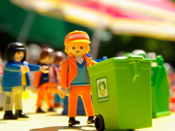 staking recyclagepark en afvalophaling