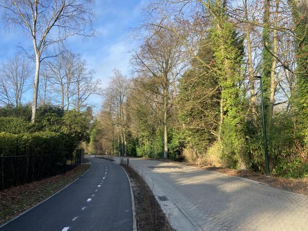 Nieuw fietspad in Victor Frislei