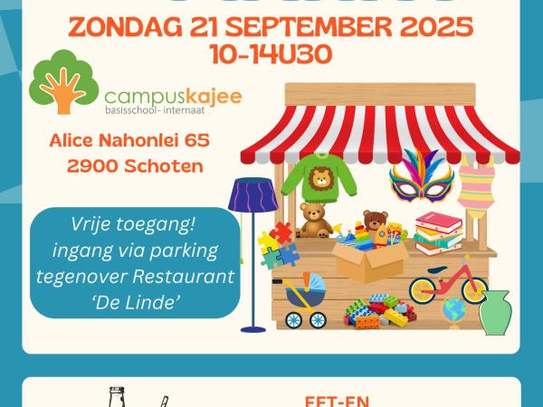 Rommelmarkt in openlucht © Canva
