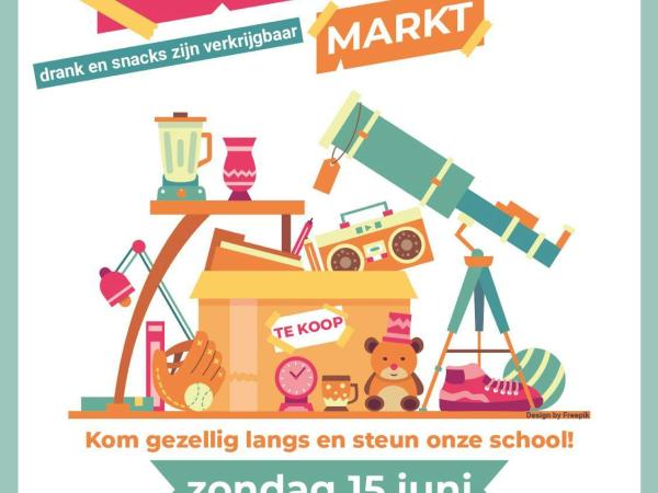 Rommelmarkt School Heilige Familie © Freepik
