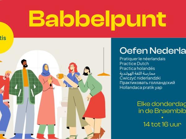 Babbelpunt - Conversatiegroep © Bibliotheek Schoten