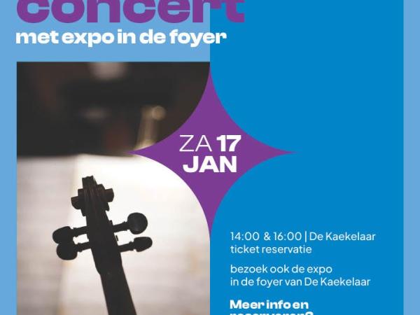 Nieuwjaarsconcert met expo in de foyer © Academie Schoten