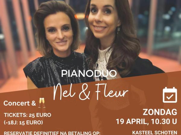 Pianoduo Quatre-mains Fleur&Nel © Nel Swerts, Fleur Claesen