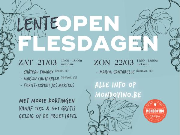 Kom proeven en ontdekken tijdens de Mondovino lente-openflesdagen © Vinopia bv