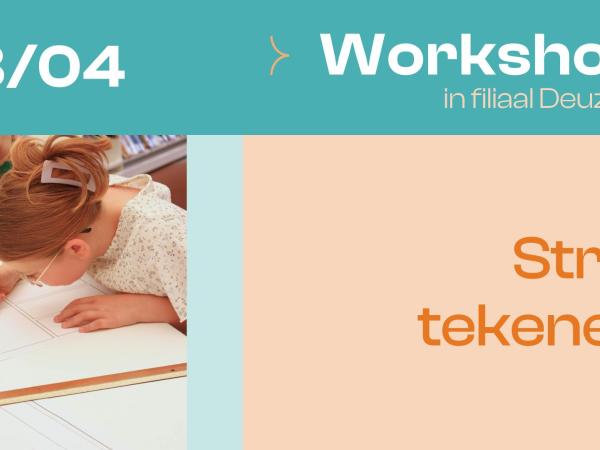 Workshop striptekenen - Filiaal Deuzeld © Bibliotheek Schoten