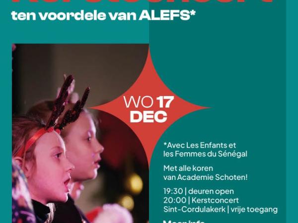 Kerstconcert ten voordele van ALEFS © Academie Schoten