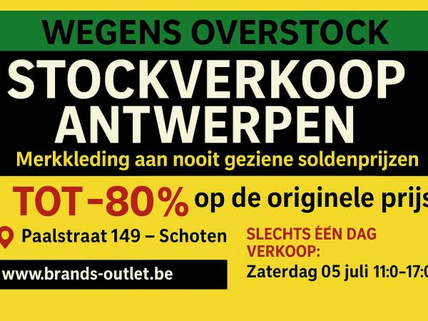 stockverkoop schoten © brandsoutlet