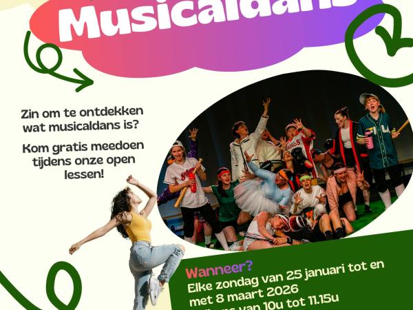 Open lessen Musicaldans © Dansgroep Chara