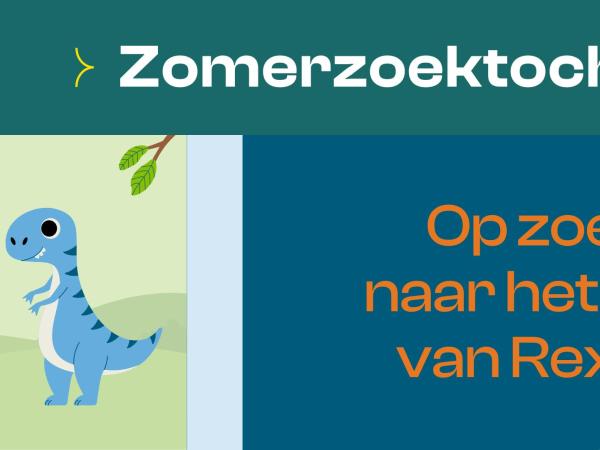 Zomerzoektocht: Op zoek naar het ei van Rexy © Bibliotheek Schoten
