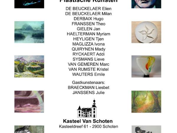 Kunstkamer exposeert in het Kasteel van Schoten 4-5 & 11-12 oktober 2025 © Kamer voor Plastische Kunsten "Kunstkamer"