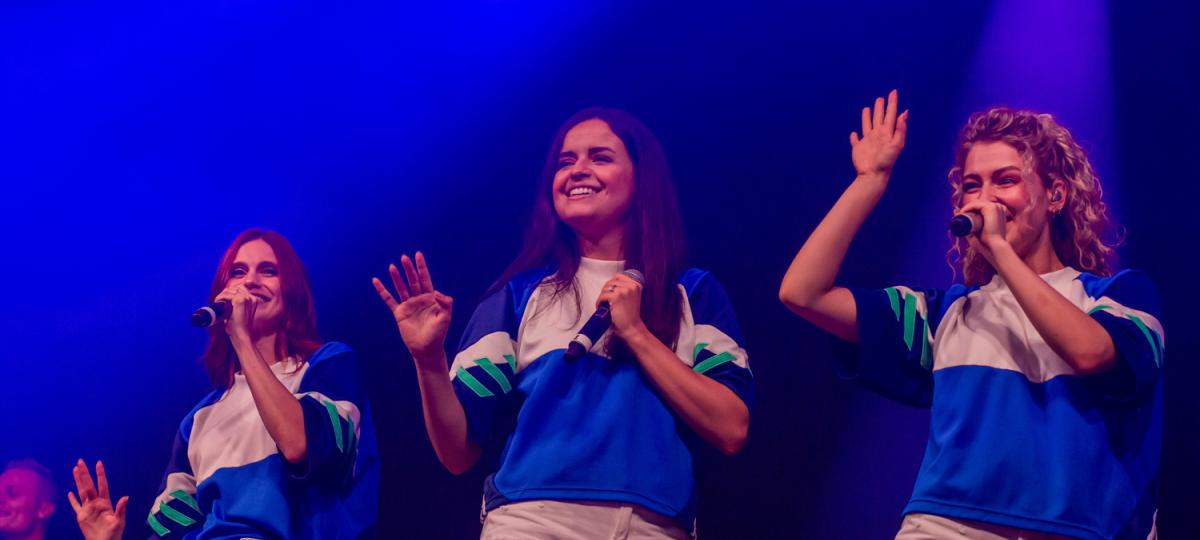 K3 treedt op op de Park Happening